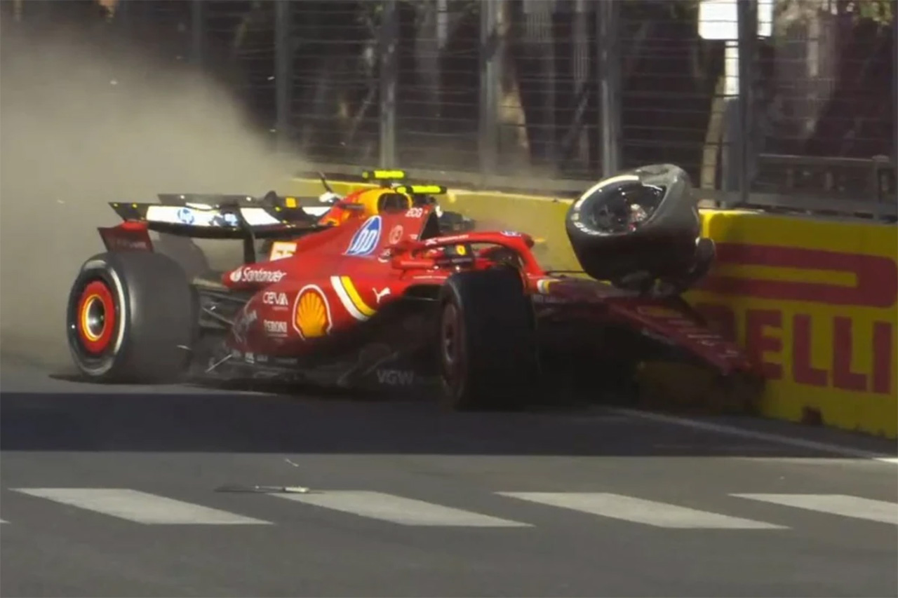 F1アゼルバイジャンGP:クラッシュのペレスとサインツをスチュワードが招集
