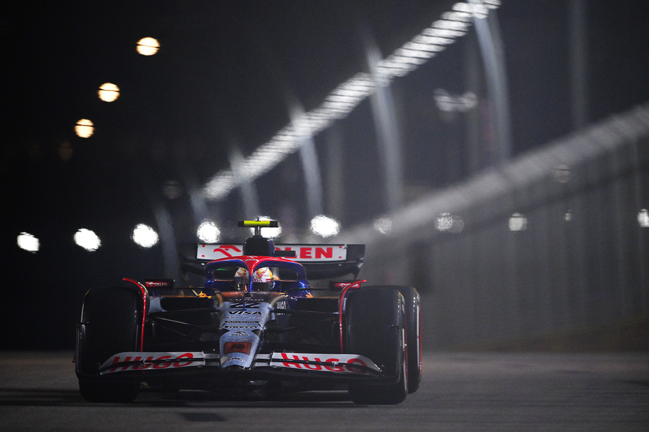 F1シンガポールGP フリー走行2回目：角田裕毅4番手 ランド・ノリスが首位