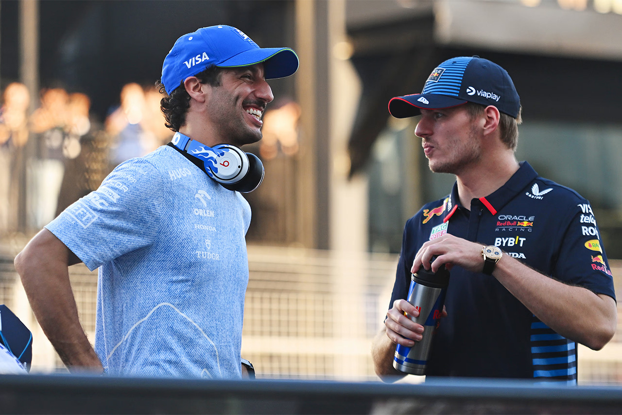 リカルド 「フェルスタッペンは真っ先にメッセージをくれたF1ドライバー」
