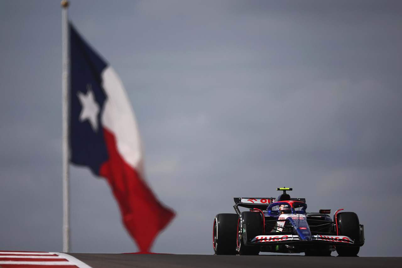 F1アメリカGP フリー走行:角田裕毅10番手 リアム・ローソン13番手