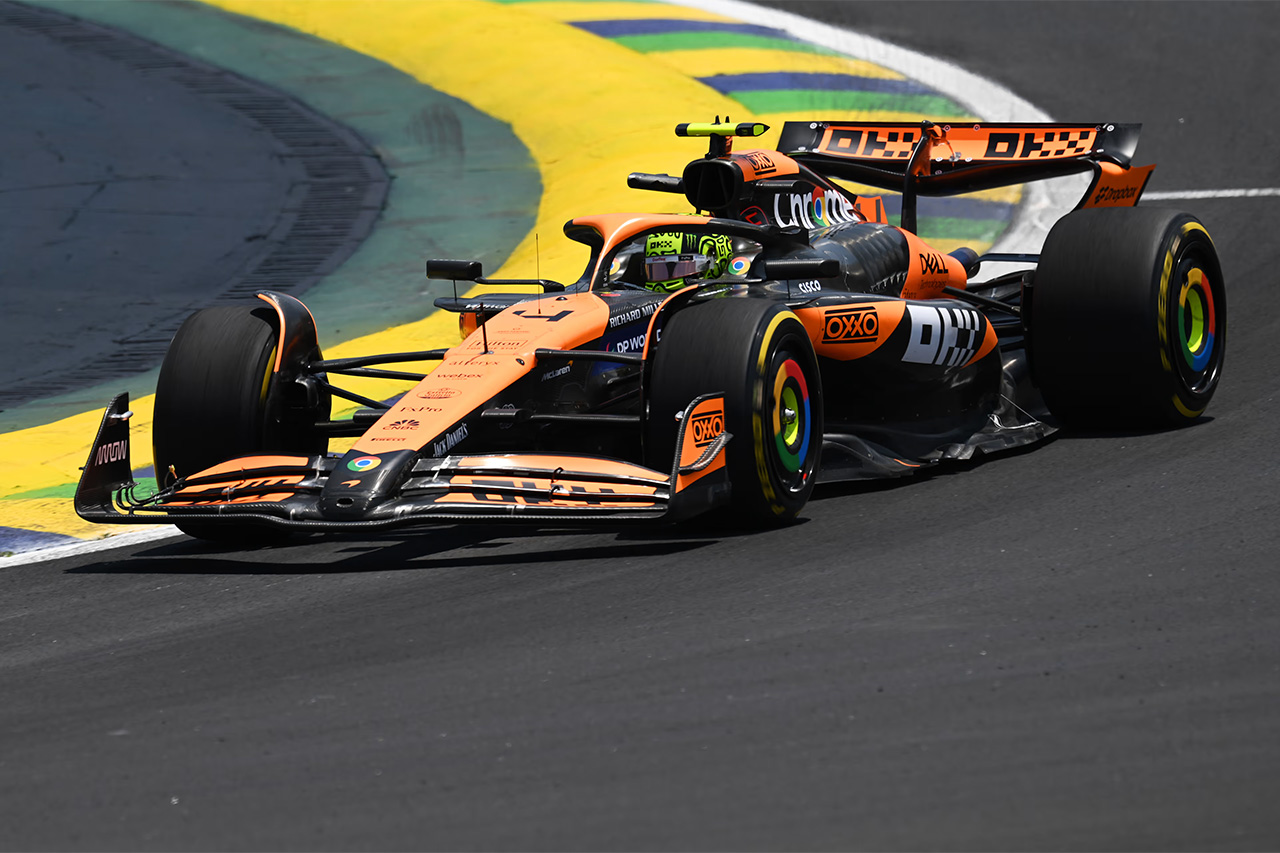 F1サンパウロGP FPレポート:ランド・ノリス首位 代役ベアマンが堂々3番手