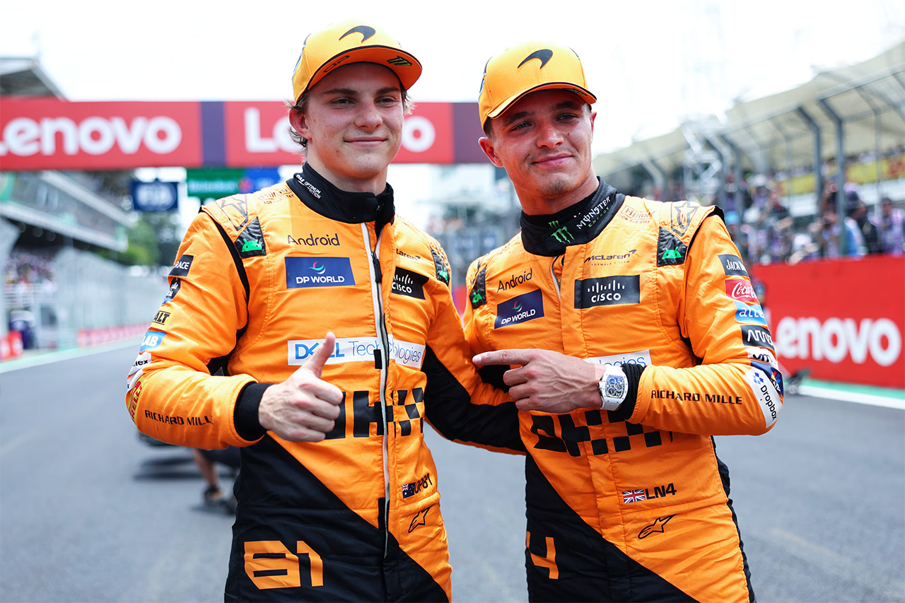 マクラーレンがチームオーダー発令でノリスがF1サンパウロGPスプリント優勝
