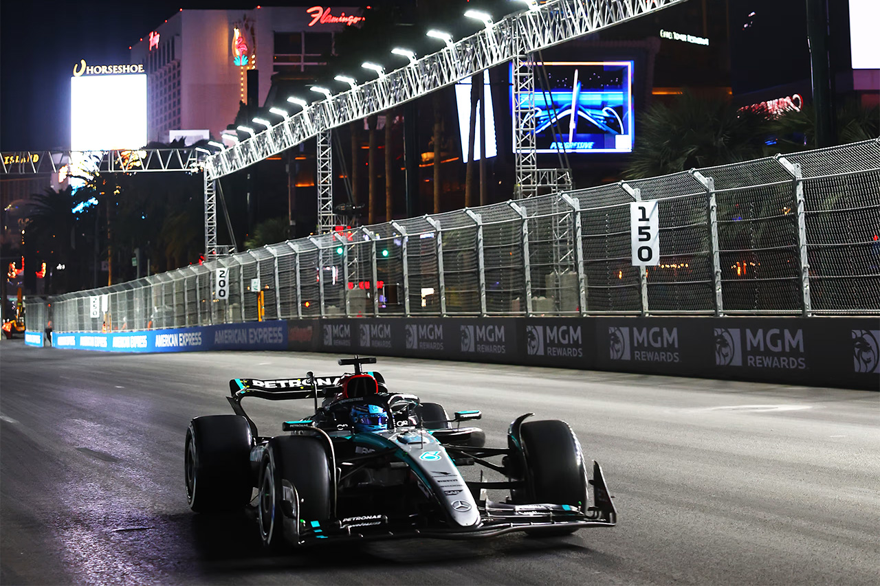 2024年F1 ラスベガスGP フリー走行3回目 ハイライト動画