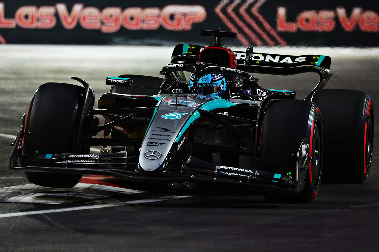F1ラスベガスGP FP3レポ：ラッセルがピアストリとサインツをリード