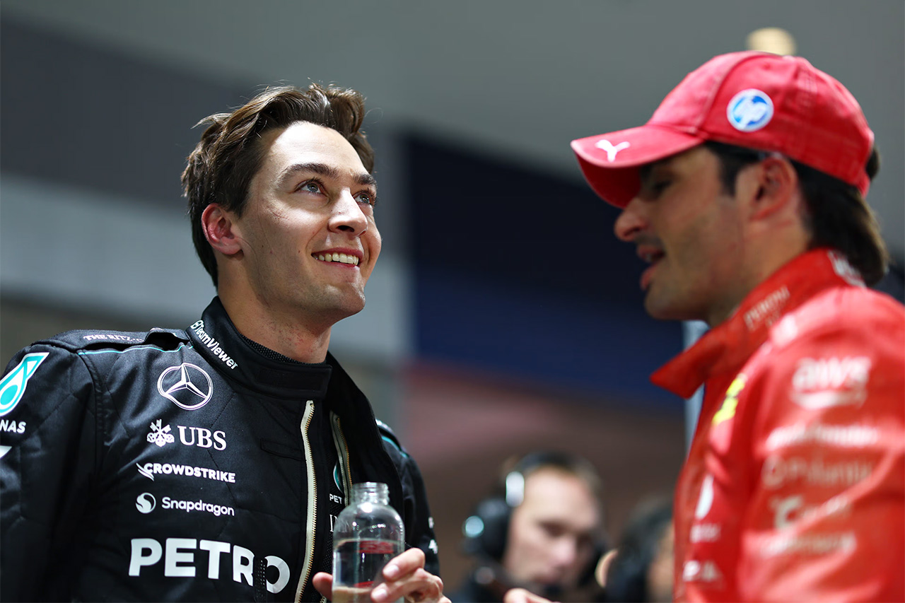 ジョージ・ラッセル F1ラスベガスGP予選「フロントウイング交換で危うかった」
