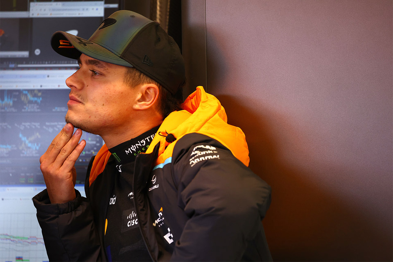 ランド・ノリス F1ラスベガスGP初日「ロングランの状態はショッキング」