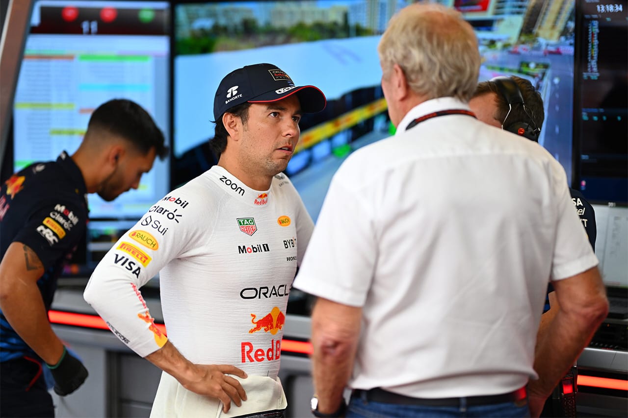 ペレスは「来年もレッドブルF1で走るかのように振舞っているが…」とマルコ
