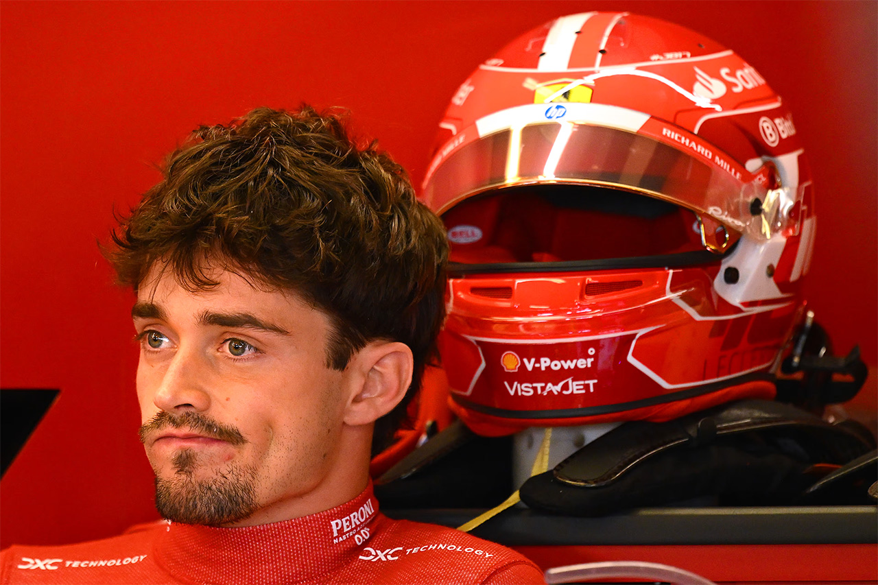 F1アブダビGP：フェラーリ・ルクレールが3基目ES投入で10グリッド降格