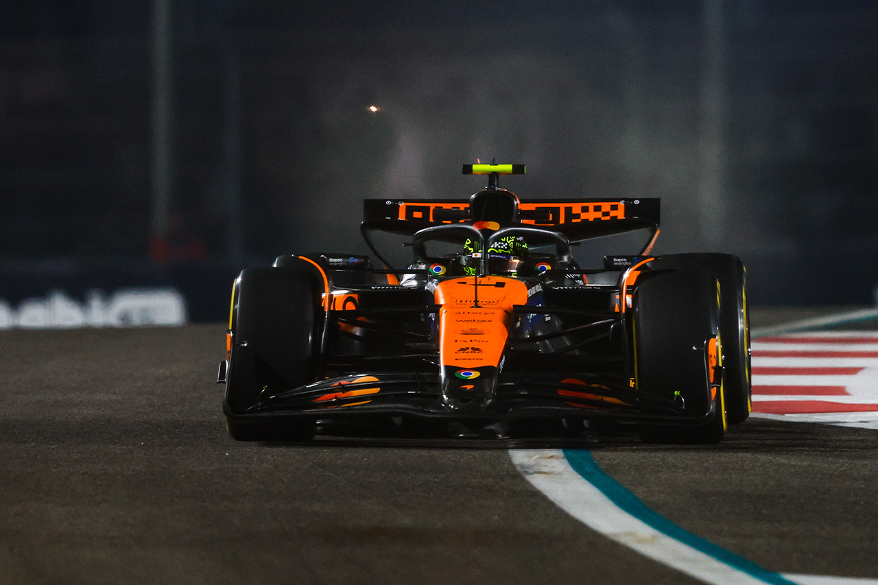 F1アブダビGP FP2レポ:ノリス首位でマクラーレンが1-2 角田裕毅10番手