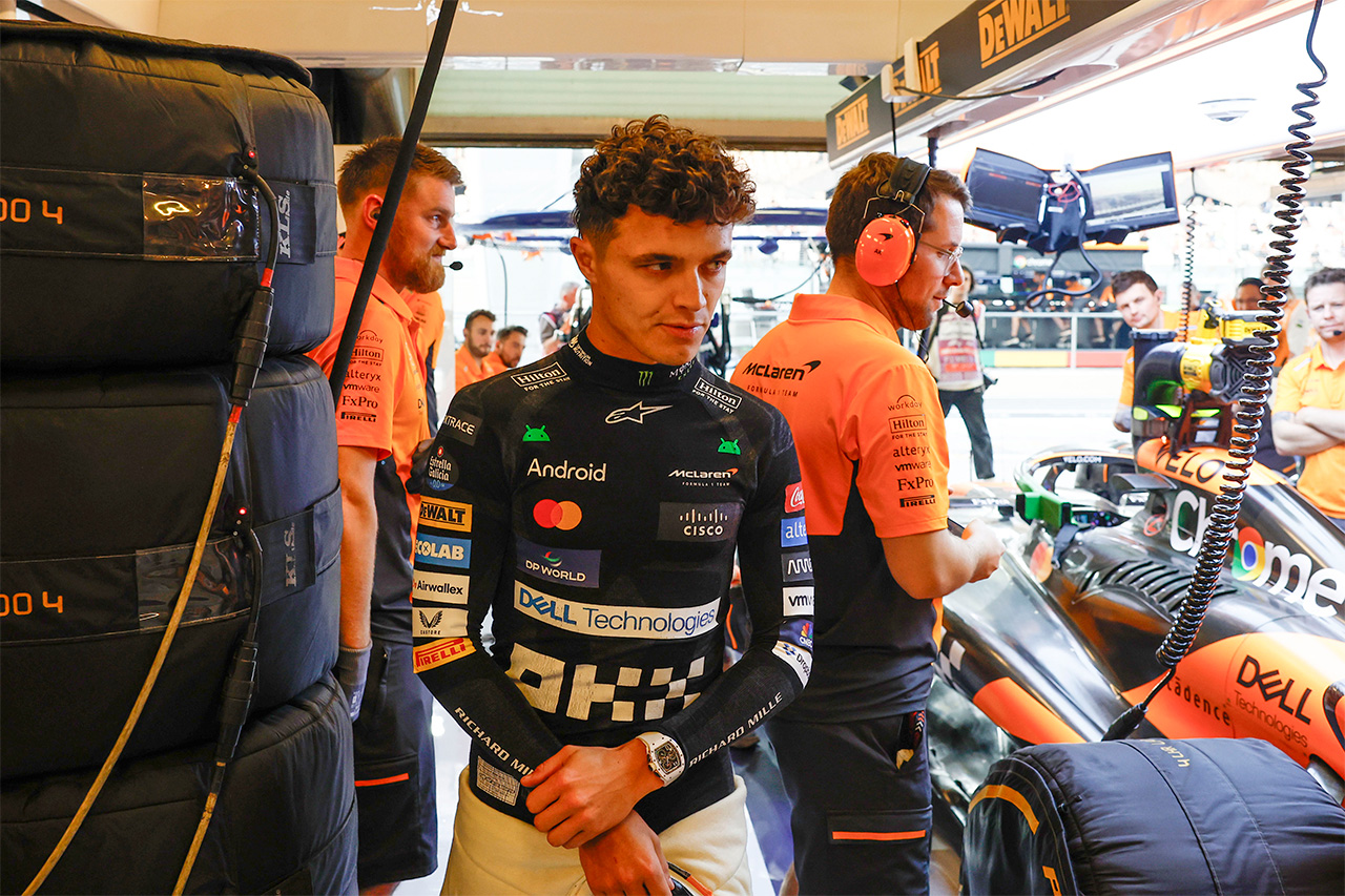 ノリス F1アブダビGP初日「結果はマクラーレンを実際より良く見せている」