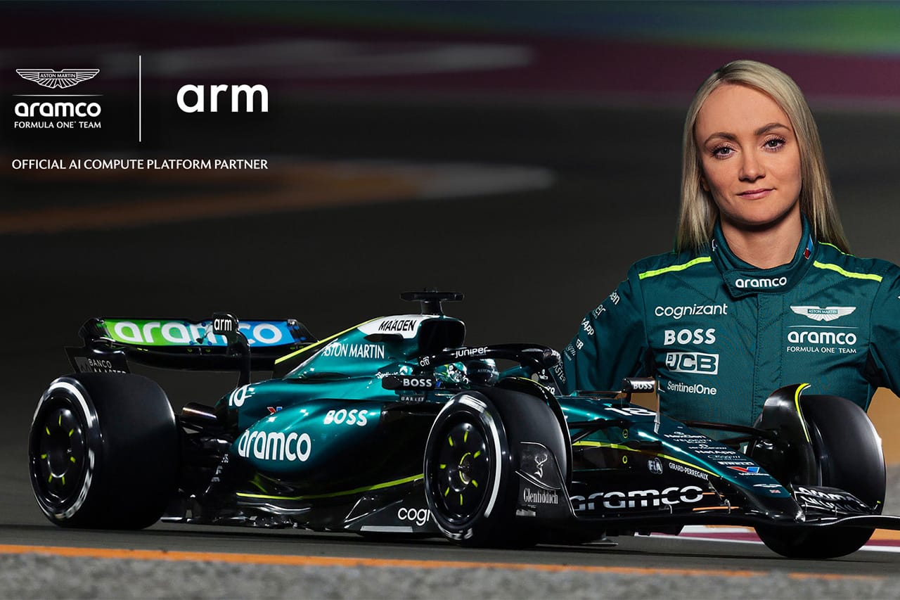 アストンマーティンF1 アームとのAIパートナーシップを発表