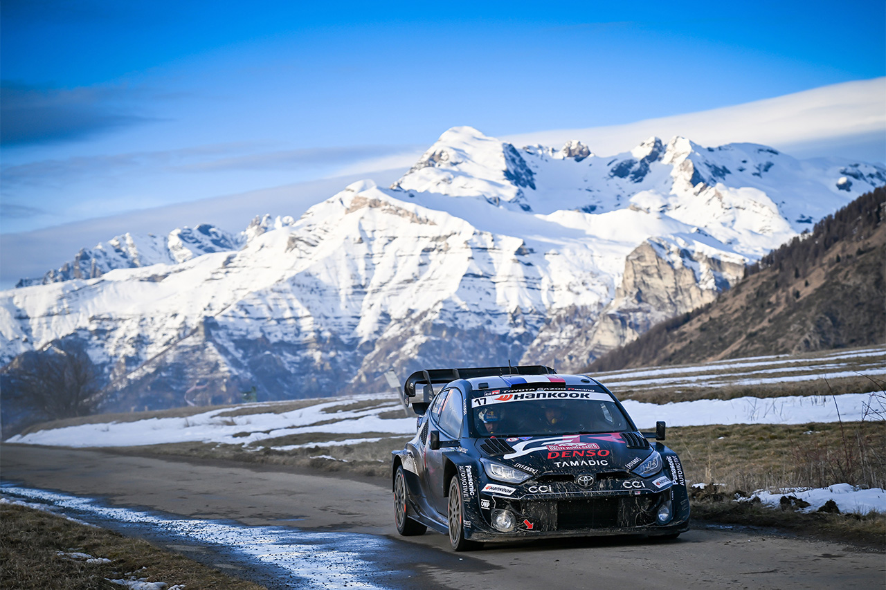 トヨタ：2025年 WRC 第1戦 ラリー・モンテカルロ デイ2レポート