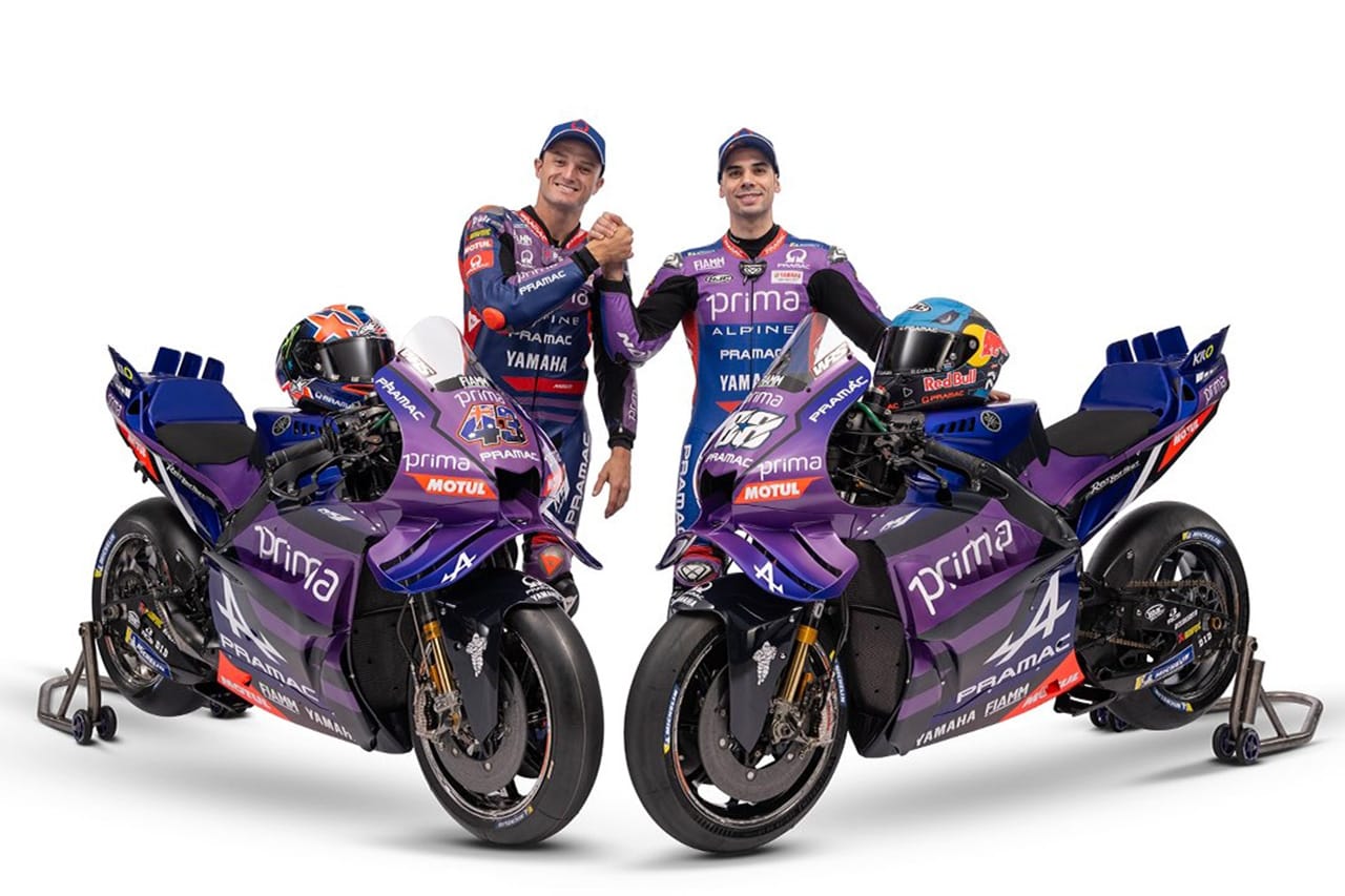 MotoGP:ヤマハの2025年発表会で新星プラマックがお披露目
