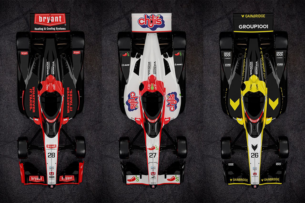 アンドレッティ・グローバル 2025年インディカーのカラーリングを披露