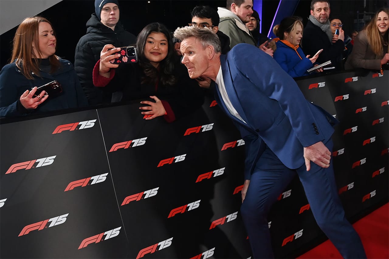 F1 75 Live:ゴードン・ラムゼイがF1罵倒ルールに汚い言葉で反論