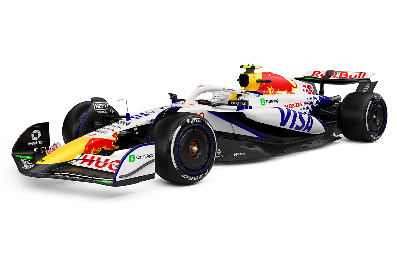 角田裕毅が乗るレーシングブルズが2025年F1マシン人気No.1カラーリング