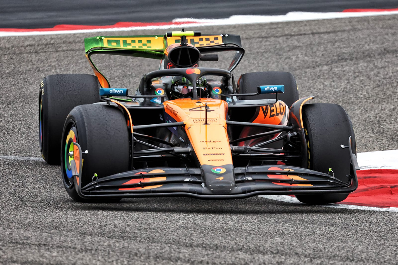2025年F1 プレシーズンテスト1日目(後半)結果 ランド・ノリスがトップタイム