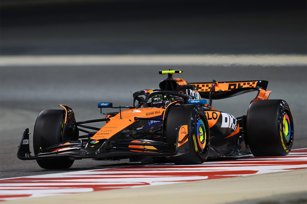 2025年F1 プレシーズンテスト1日目:停電で混乱もランド・ノリスが最速タイム