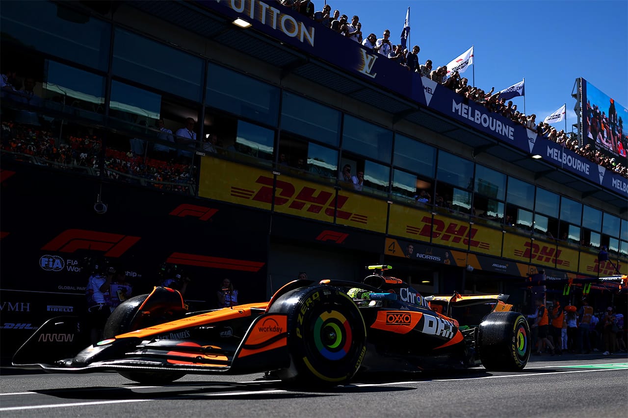 ランド・ノリスがオーストラリアGPフリー走行1最速で2025年F1トップ発進