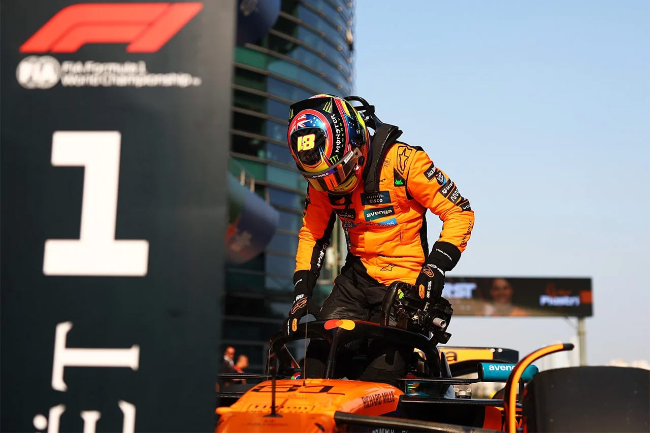 2025年F1 中国GP 決勝:スターティンググリッド