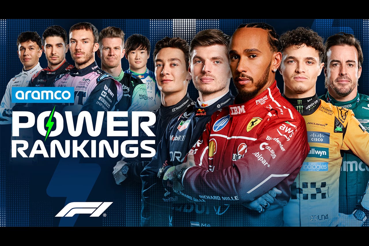 角田裕毅は惜しくも圏外…2025年F1 中国GP パワーランキング