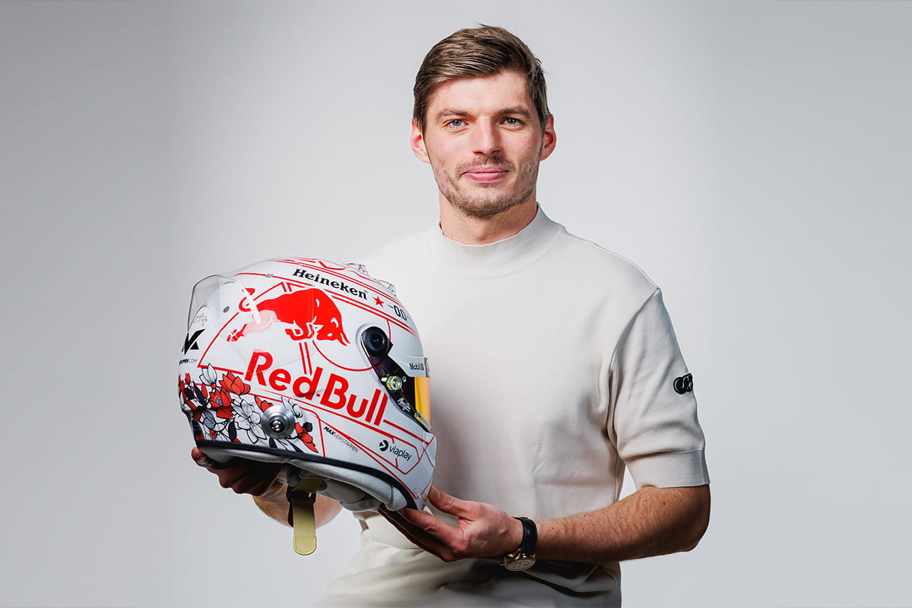 マックス・フェルスタッペン 2025年F1日本GPスペシャルヘルメットを公開