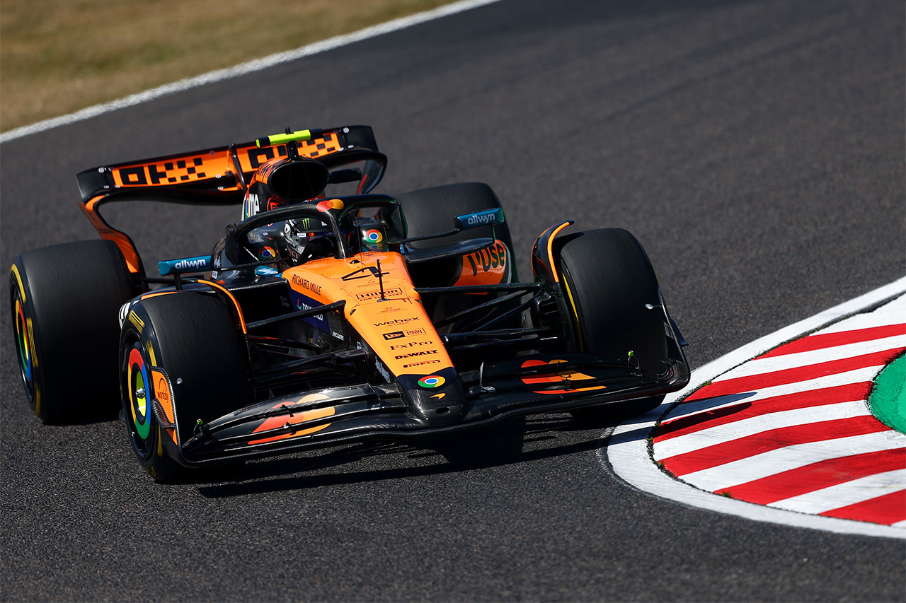F1日本GP FP1レポ：ランド・ノリスが最速 角田裕毅がレッドブル公式デビュー