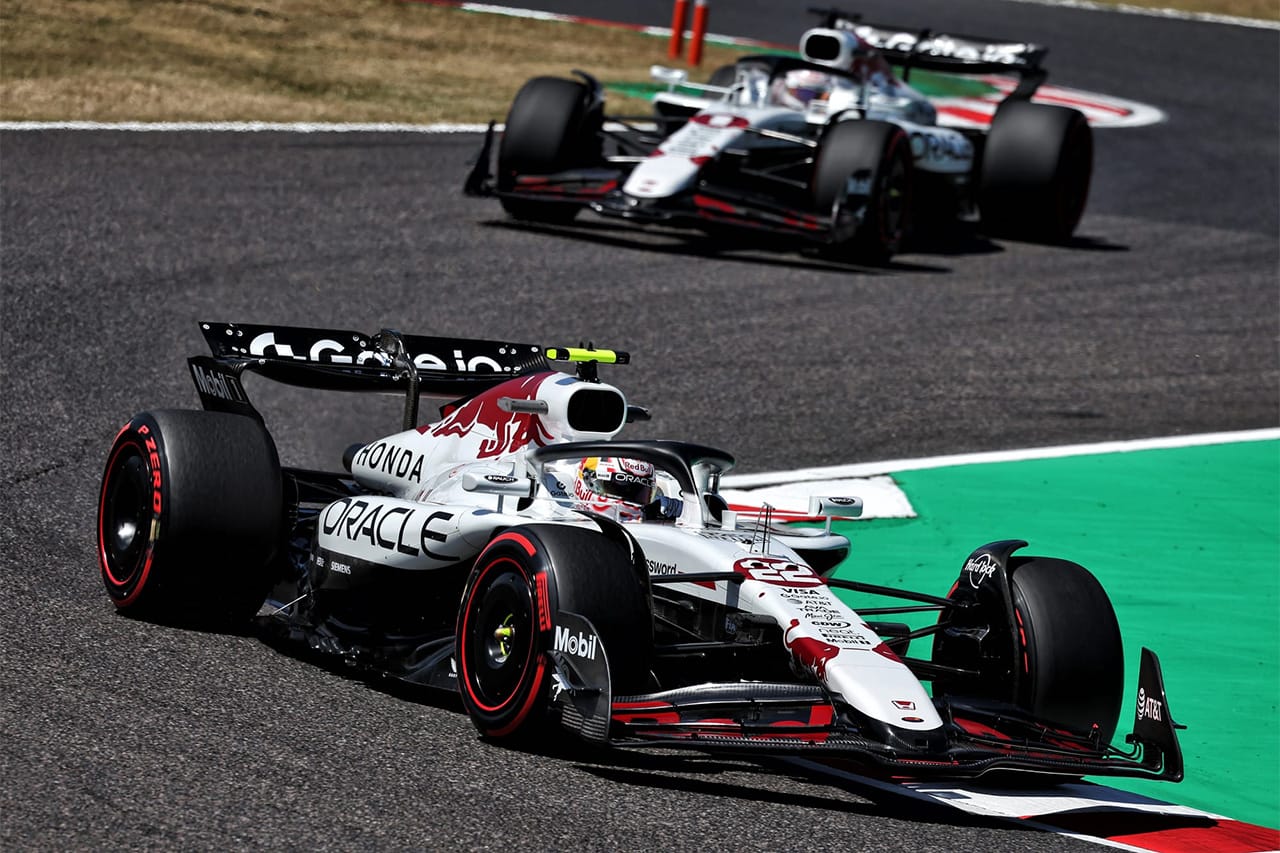 レッドブルF1代表 FP1の角田裕毅に感銘「エンジンモードは2台とも同じ」