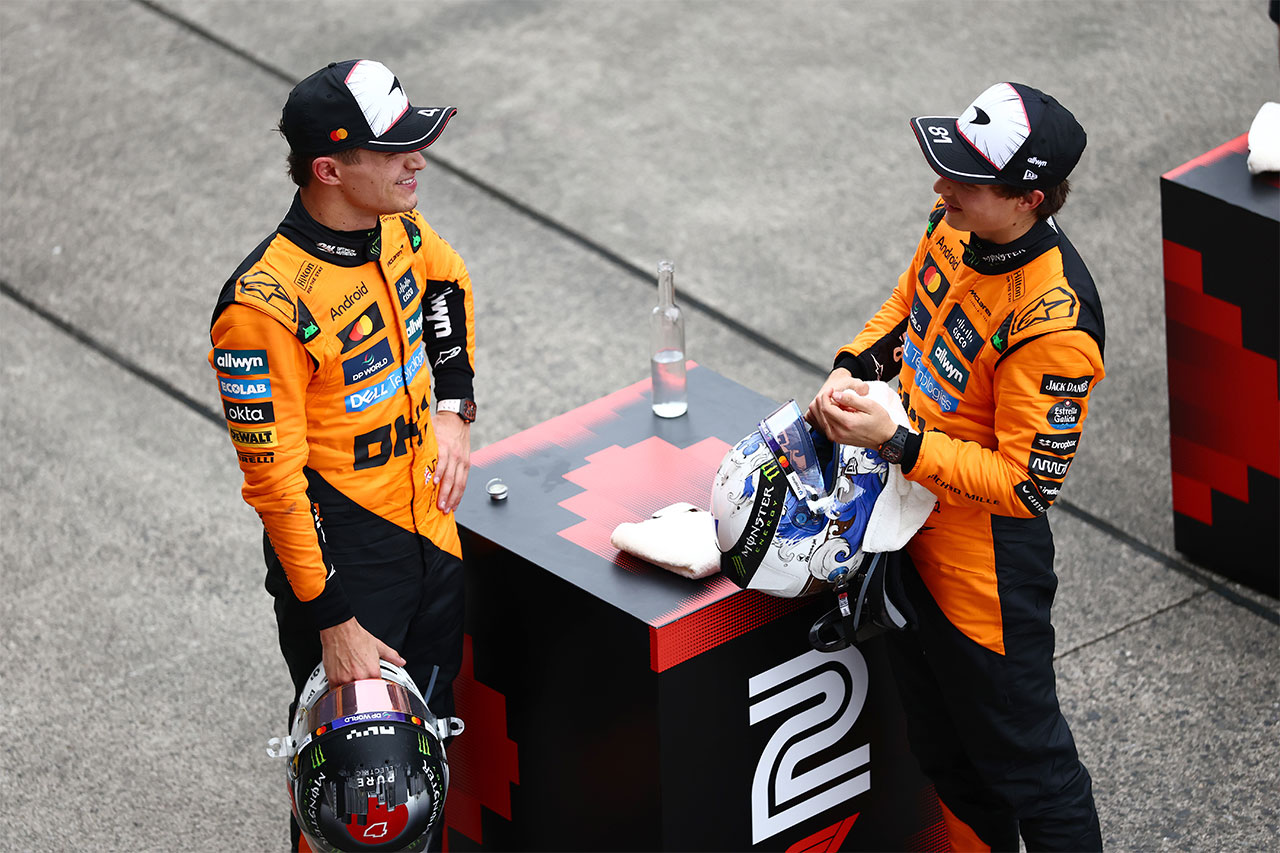 F1日本GPの勝利でマクラーレンの「パパイヤルール」をレッドブルが揶揄