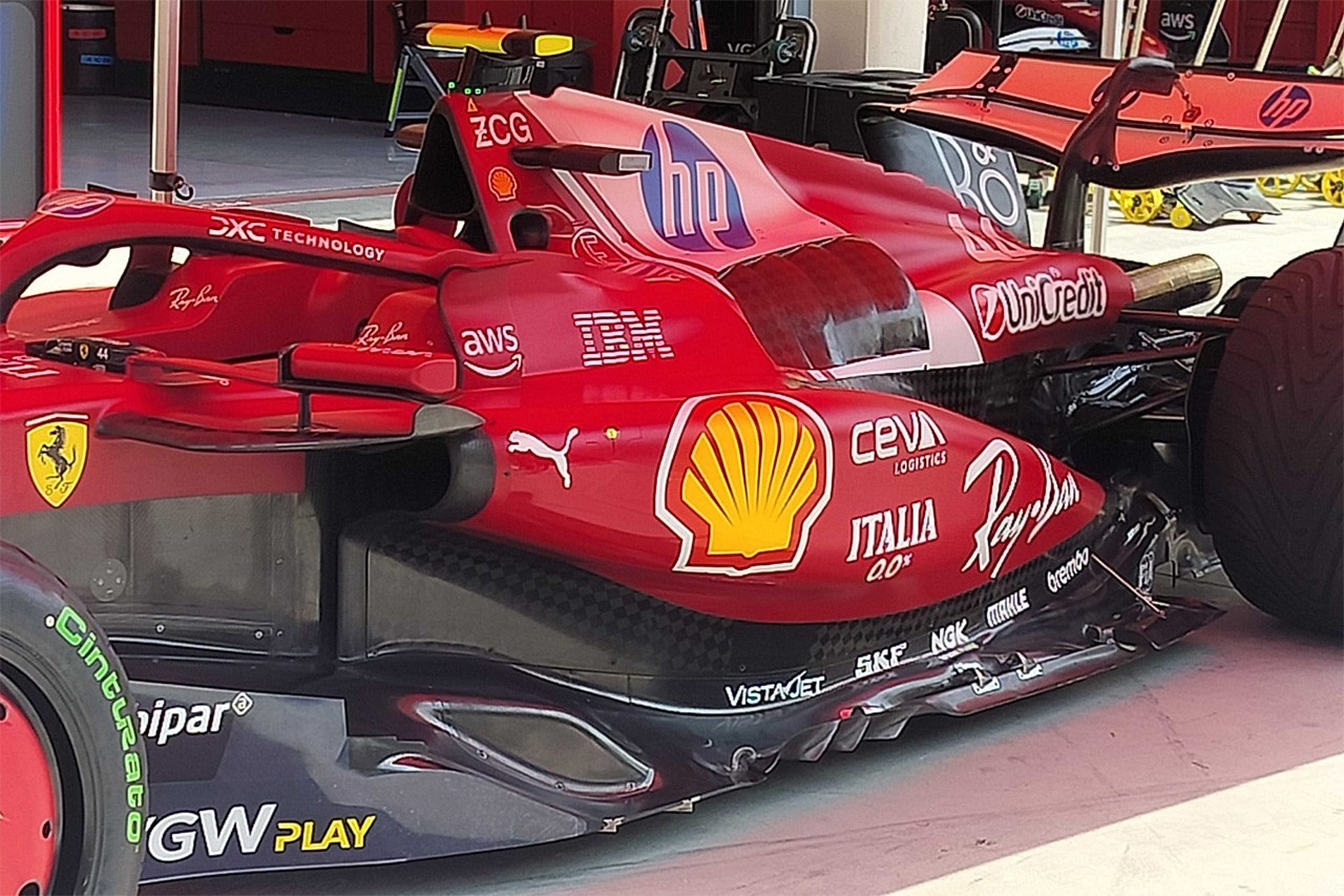 フェラーリ F1バーレーンGPでフロアを中心にSF-25に大幅アップグレード