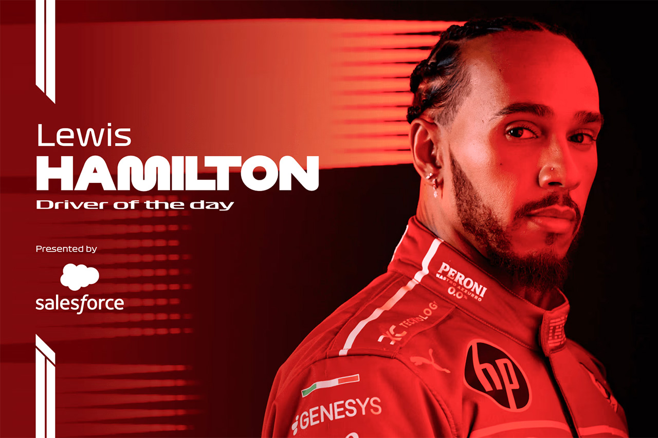 2025年F1 バーレーンGP:ルイス・ハミルトンがDRIVER OF THE DAY