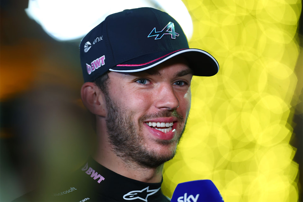 ピエール・ガスリー アルピーヌF1今季初ポイント「さらに上を目指したい」