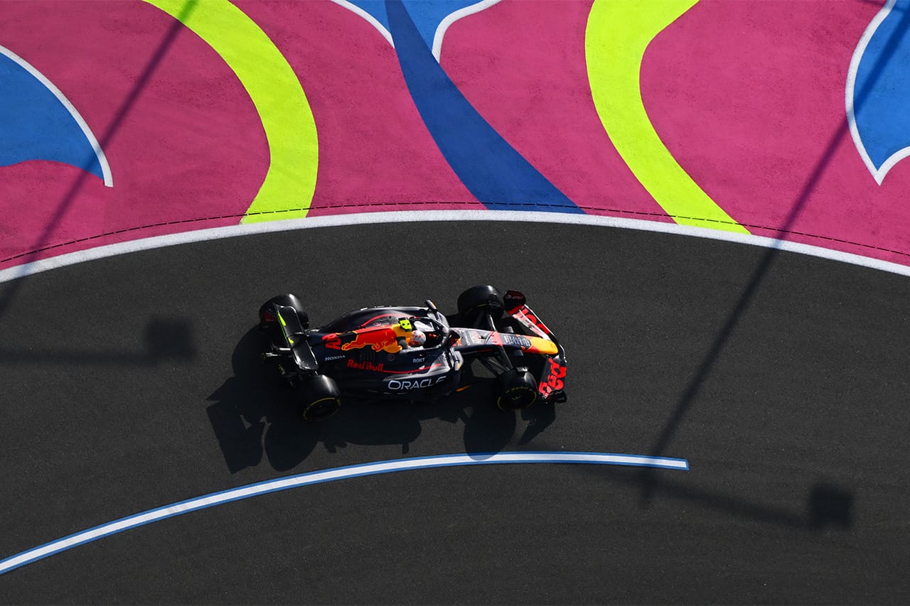 F1サウジアラビアGP FP1：角田裕毅 フェルスタッペンから0.003秒差の10番手