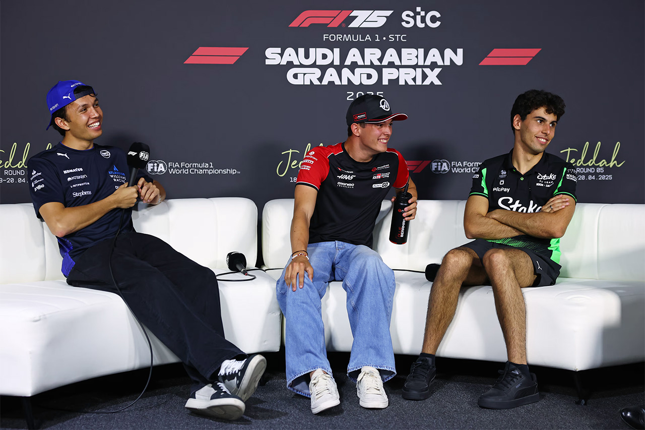 F1サウジアラビアGP:木曜ドライバー記者会見 Part.1(前半)