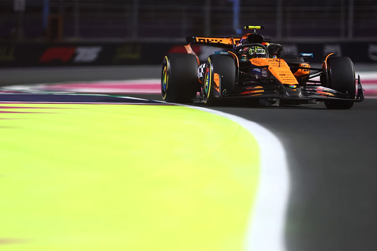 F1サウジアラビアGPレポ：ランド・ノリスが最速 角田裕毅がクラッシュ