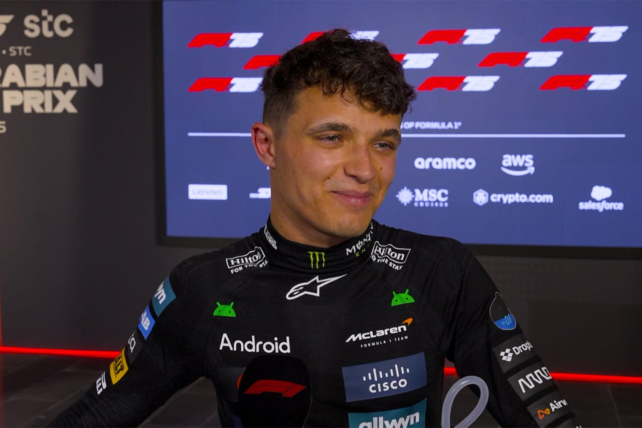 ランド・ノリス F1サウジアラビアGP初日「優位性は望むほど快適ではない」