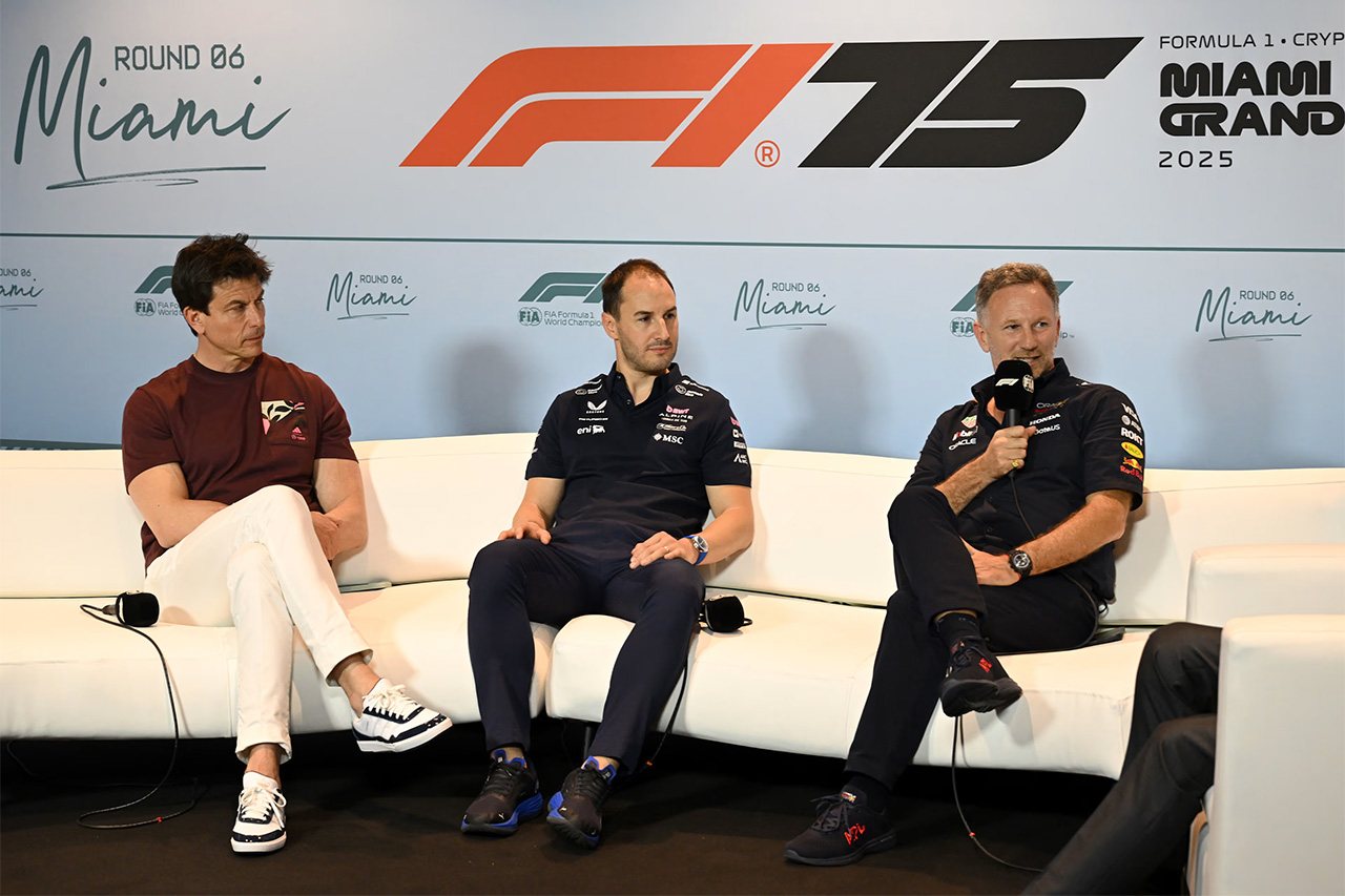 F1マイアミGP：チーム代表記者会見 - レッドブル、メルセデス、アルピーヌ