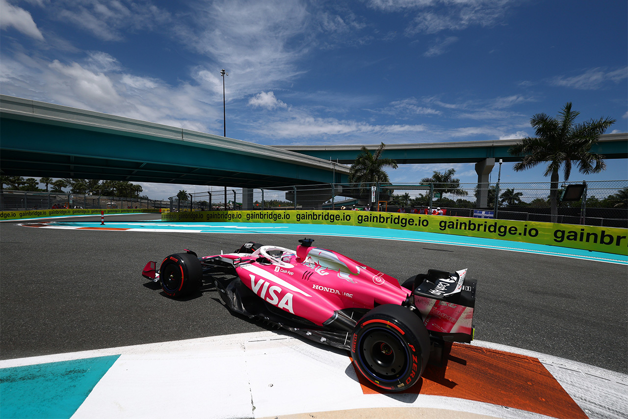 F1マイアミGP 予選Q1：角田裕毅は9番手で通過 レッドブル勢全4台が突破