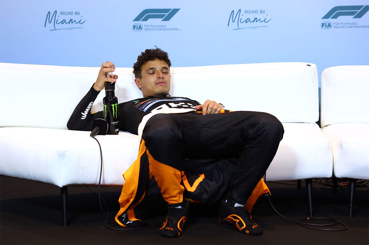 ランド・ノリス F1マイアミGP決勝「マックスは完璧にやらなければ抜けない」