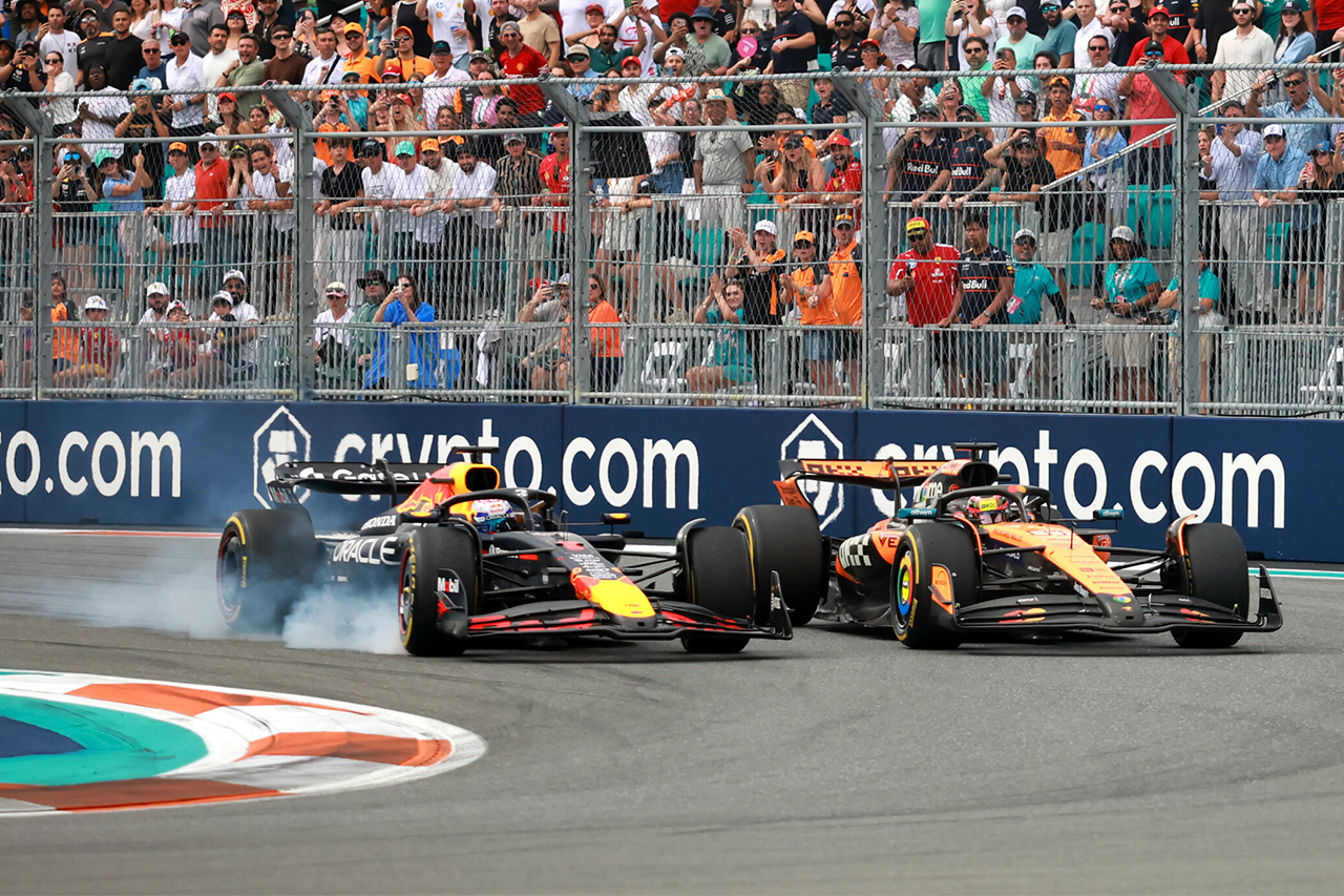 レッドブル F1マイアミGPでマクラーレンに大敗「1周あたり0.7秒遅かった」
