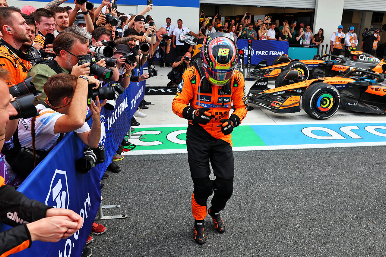 ピアストリ F1マイアミGP勝利後の“グリディ”はNFLスターとの賭けだった