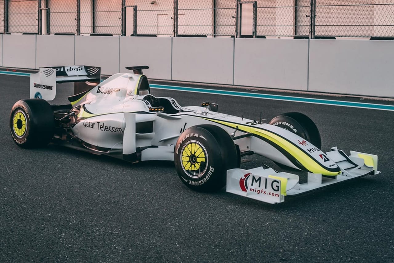 ブラウンGPの伝説的F1マシン マイアミGPで約5億5千万円で落札