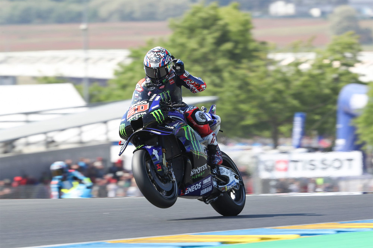 MotoGP：ファビオ・クアルタラロがマルク・マルケスを再び破りポール獲得