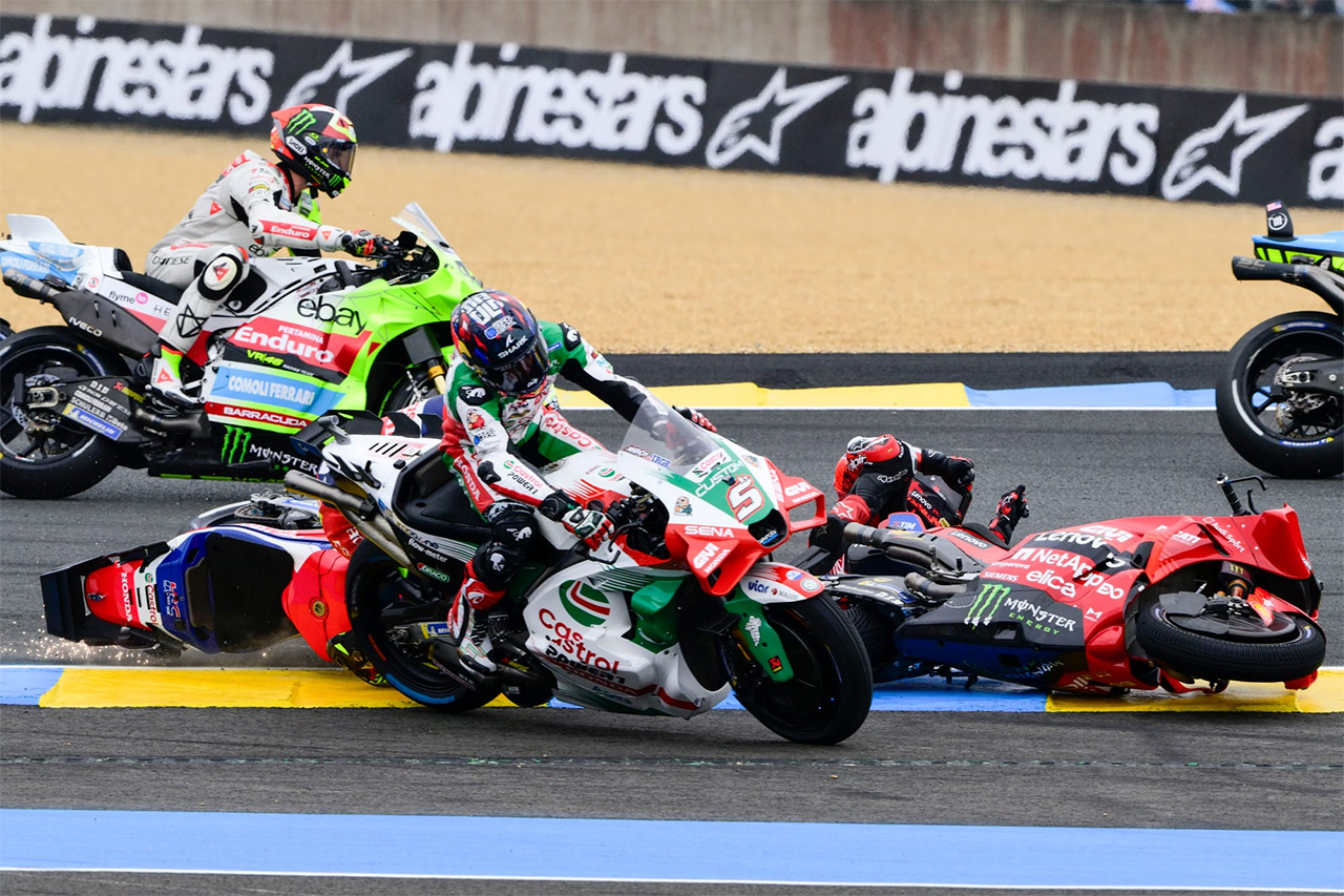MotoGP：ホンダのヨハン・ザルコが雨の母国フランスGPで歴史的勝利