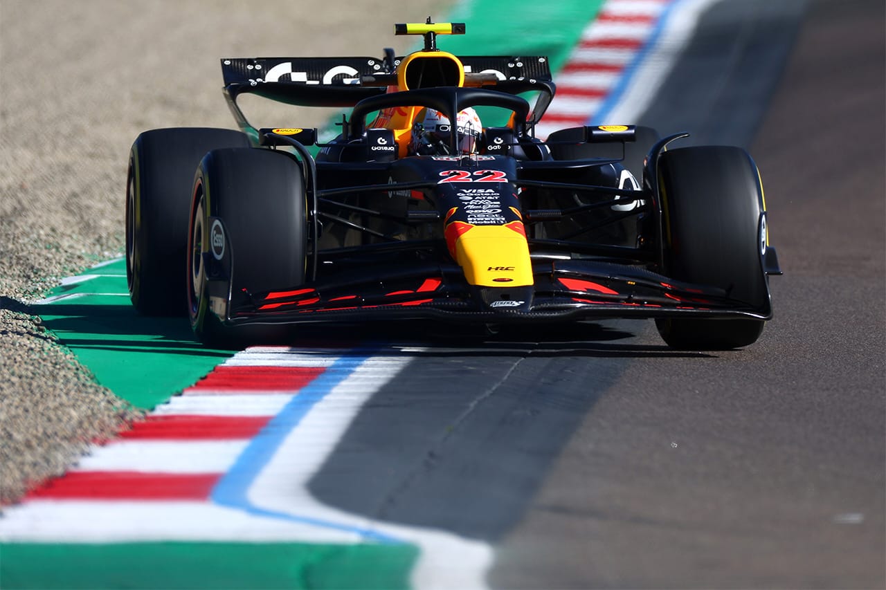 F1エミリア・ロマーニャGP FP2：角田裕毅 フェルスタッペンから0.092秒差