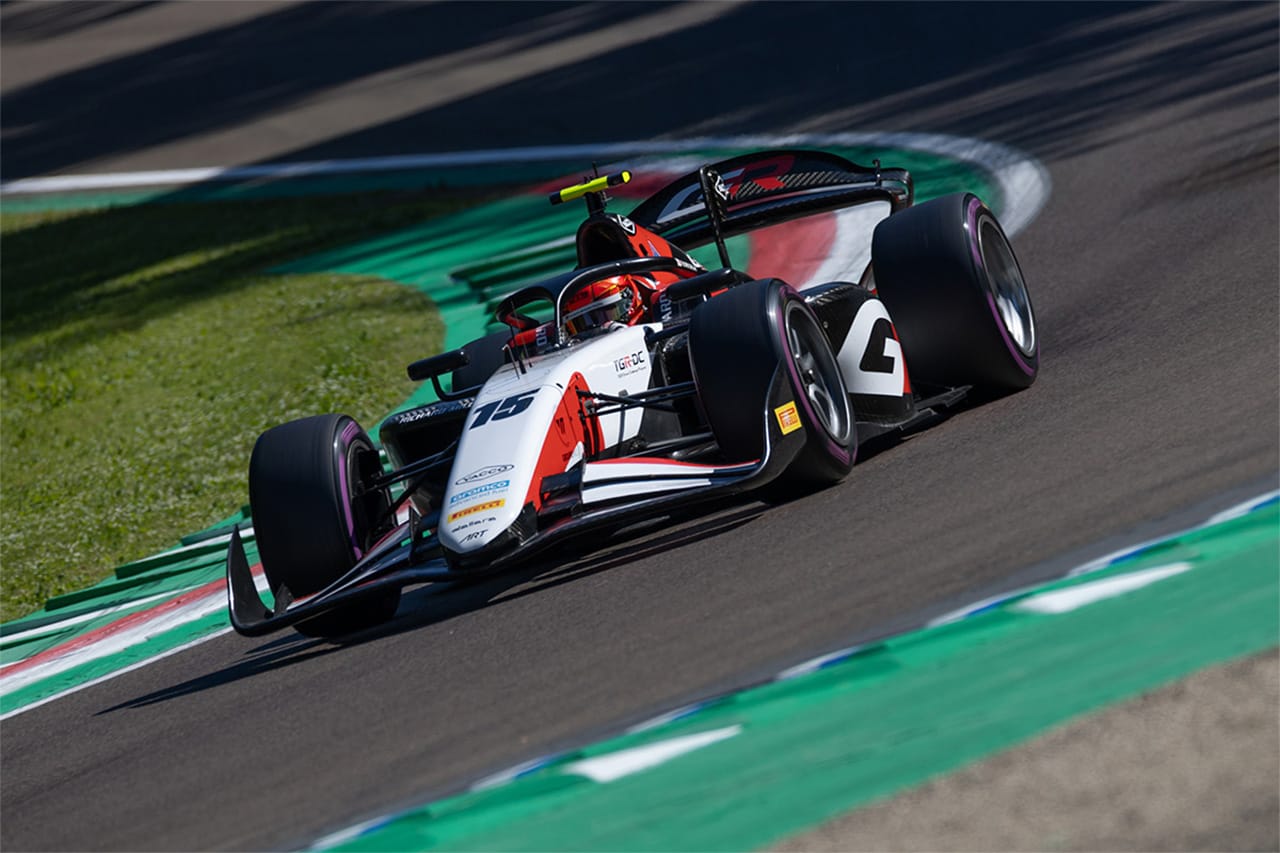 FIA-F2第4戦イモラ 宮田莉朋がスプリント6位入賞で今季初ポイント