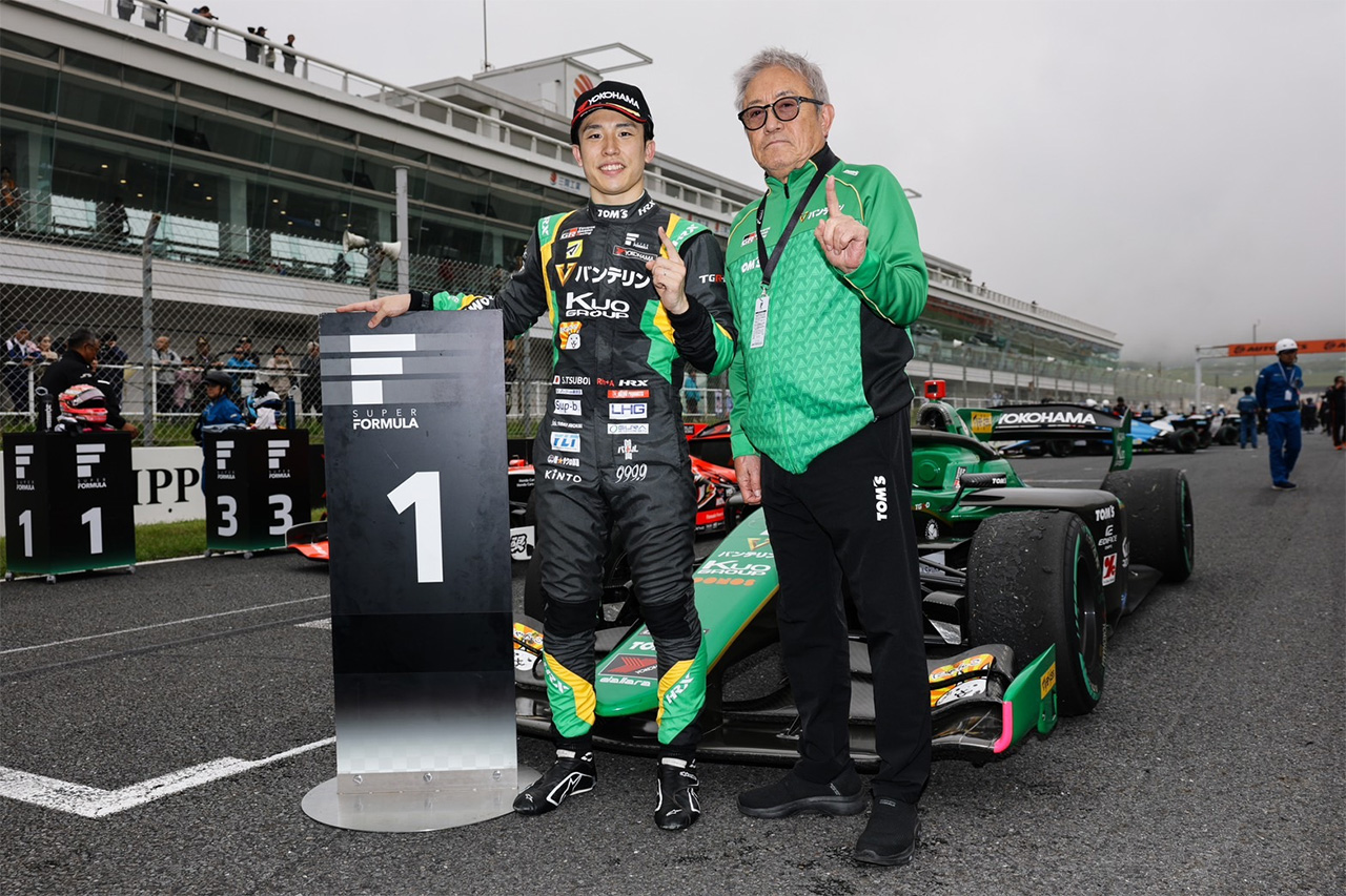 スーパーフォーミュラ：波乱のオートポリス決勝 坪井翔が今季初優勝