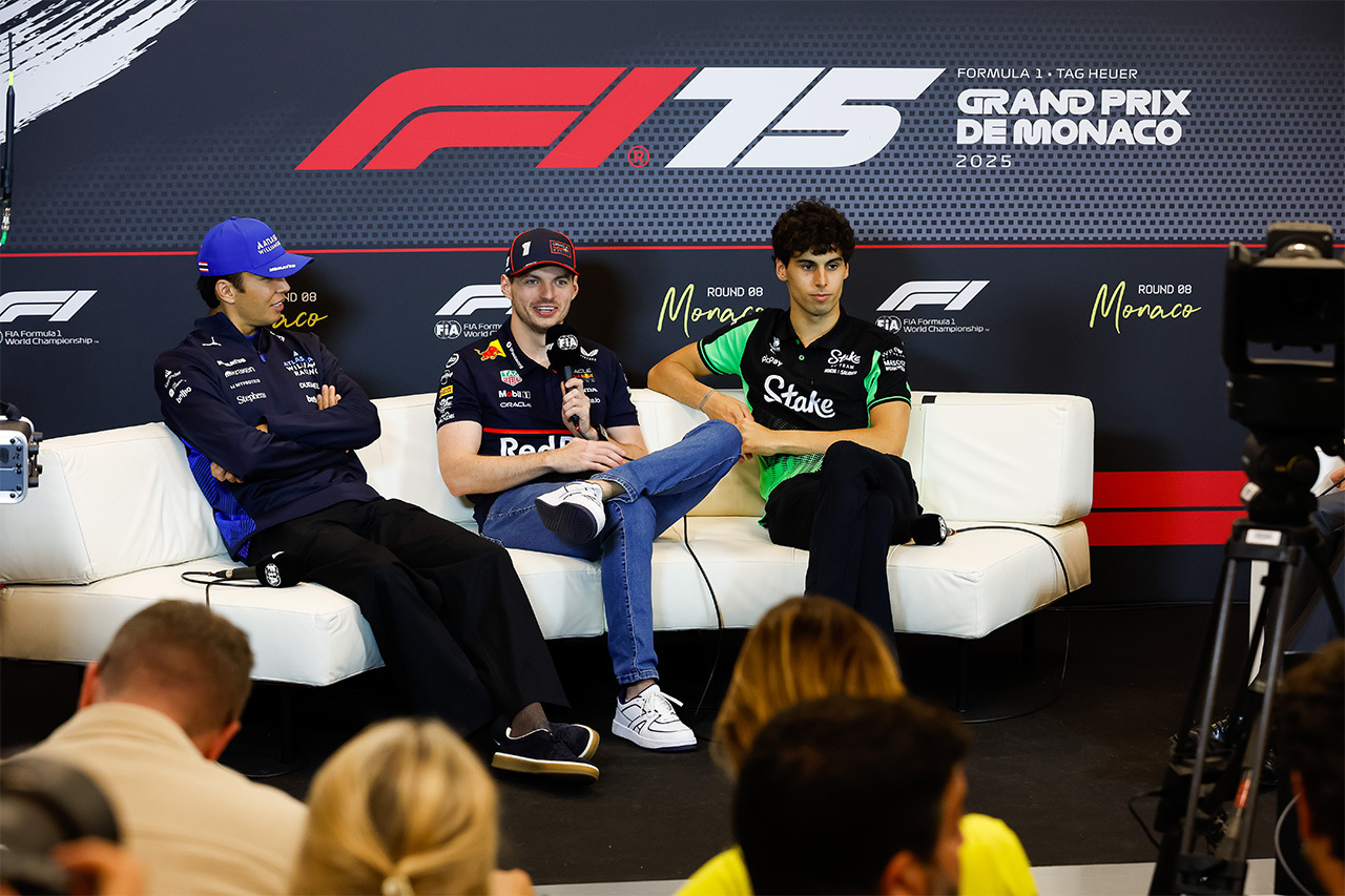 F1モナコGP：木曜記者会見 Part.2 – フェルスタッペン、アルボン、ボルトレト