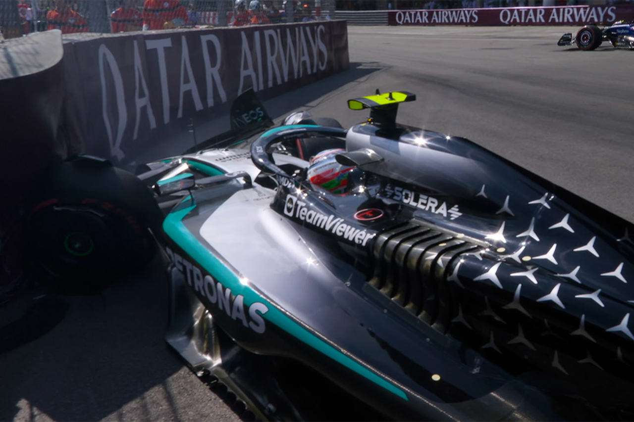 F1モナコGP予選：アントネッリがQ1でクラッシュ 15番手で走行終了