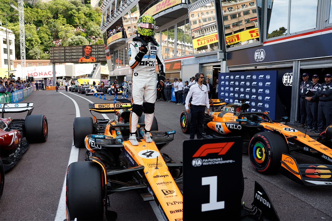 2025年F1 モナコGP 決勝：スターティンググリッド